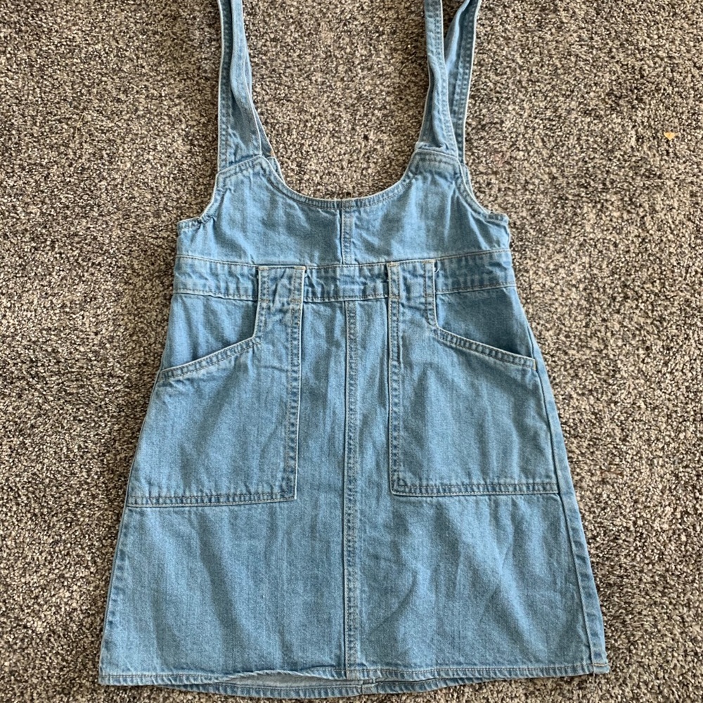 Vintage jean skater dress